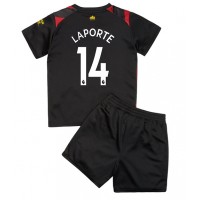 Manchester City Aymeric Laporte #14 Fotballklær Bortedraktsett Barn 2022-23 Kortermet (+ korte bukser)